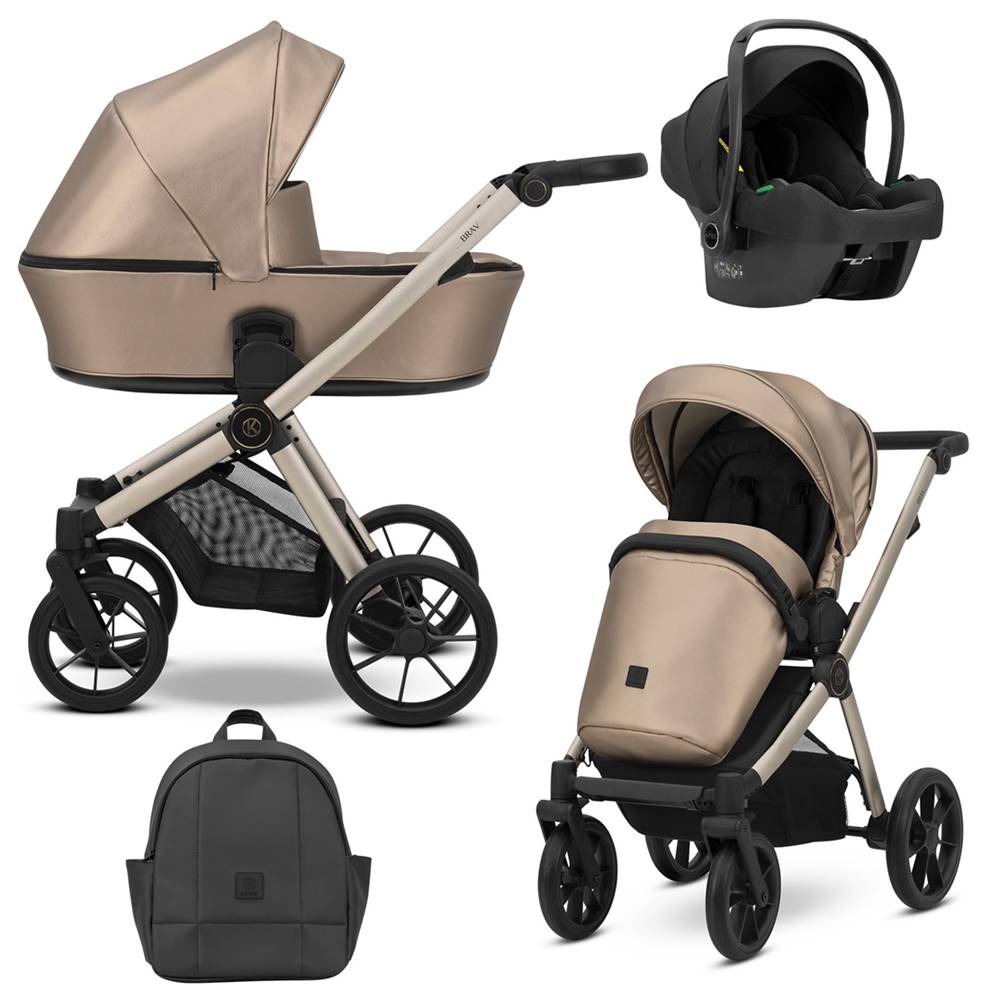 Wózek dziecięcy Kunert Brav 3w1 zestaw travel system